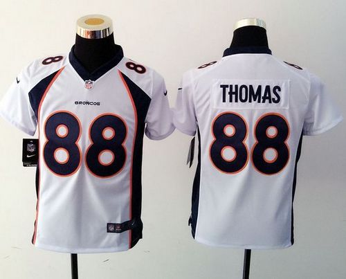 Nike Broncos #88 Demaryius Thomas White Youth Stitched NFL Elite Jersey